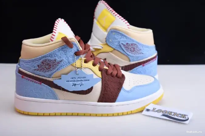 One Kick Jordan Rouge Maison CU2803-200 Fearless Mid SE x Air 1 Chateau 0627